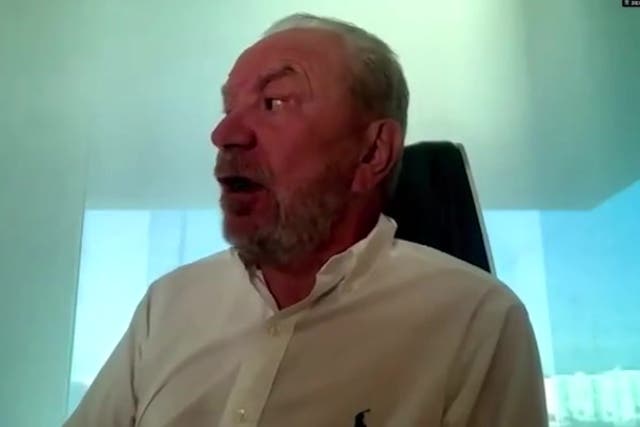 <p>Alan Sugar explains why he’s not a fan of working from home - while working from home.</p>