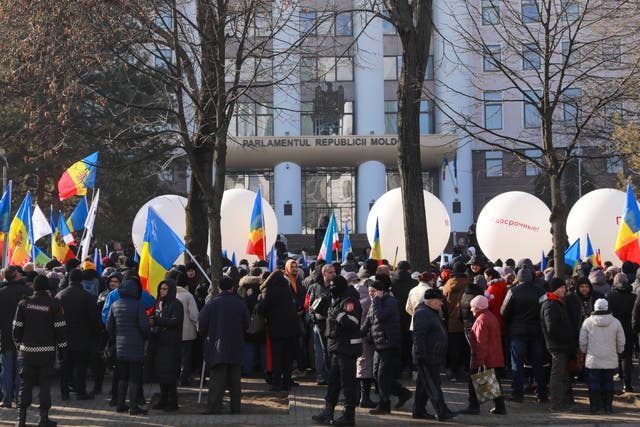 MOLDAVIA-PROTESTA PRORRUSA