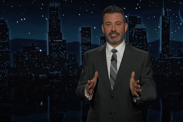 <p>Jimmy Kimmel constantly trolls Donald Trump on his show </p>