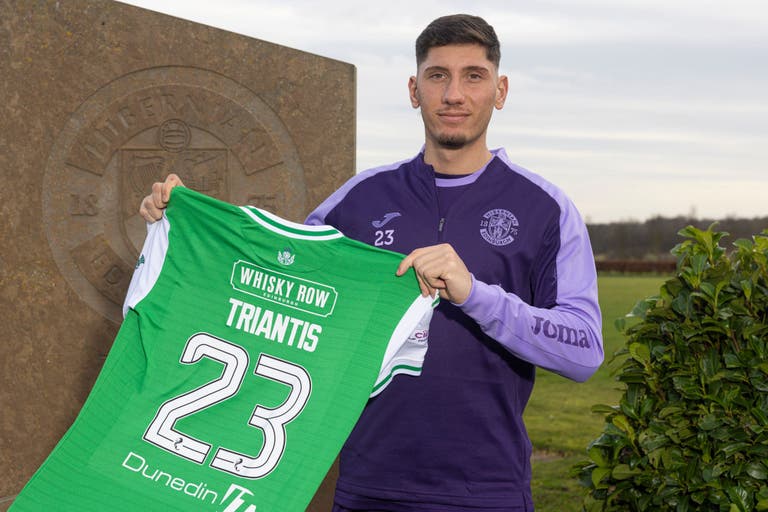 Nector Triantis Nectar Triantis reunites with Nick Montgomery at Hibernian on last day ...