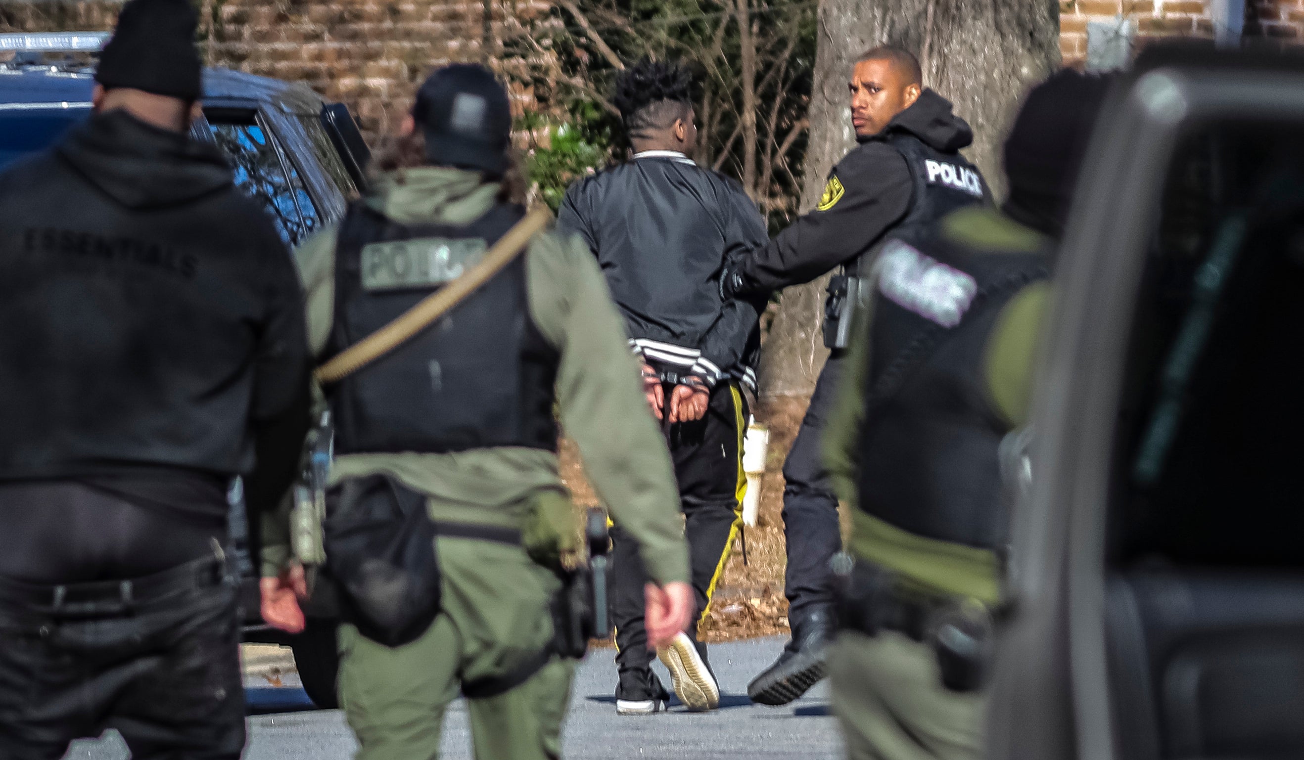 US Shots Fired Women Found