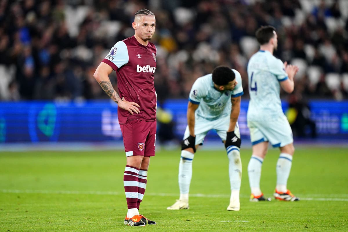 Kalvin Phillips makes costly debut error as West Ham draw with Bournemouth