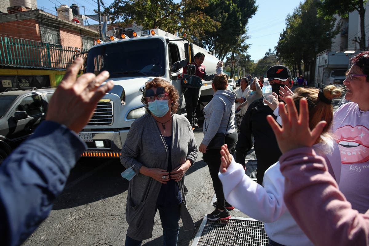 Mexico City residents protest ‘unprecedented’ water shortage