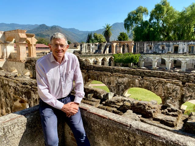 <p>Old ruin. And, in the background, Santa Clara monastery in La Antigua Guatemala</p>
