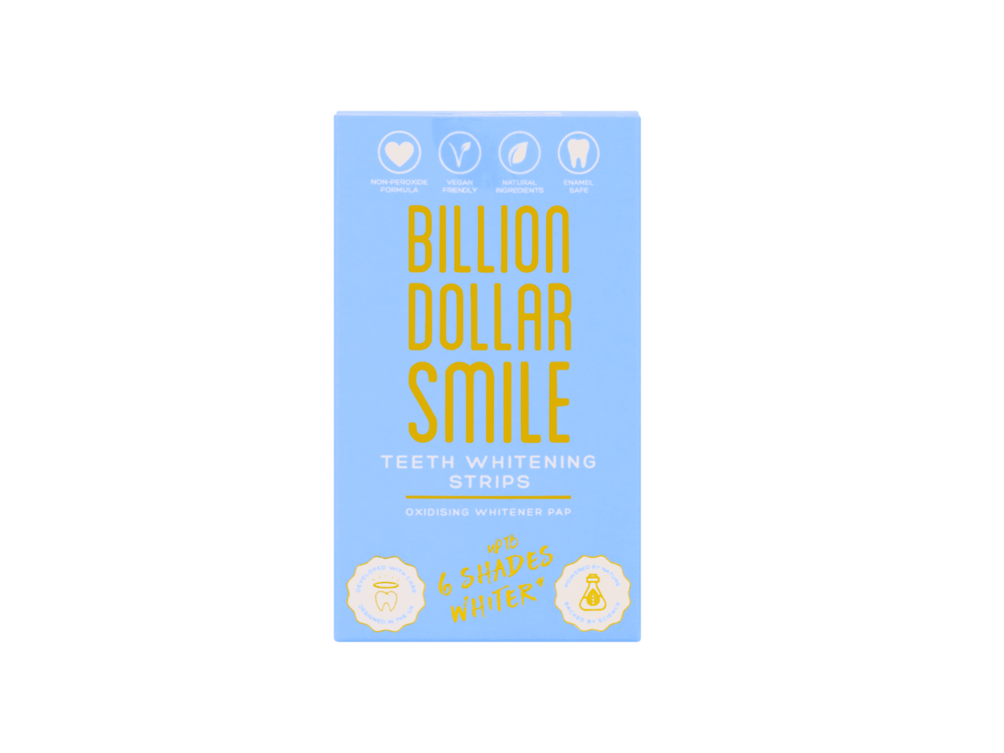 best teeth whitening kit review 2024 indybest Billion Dollar Smile teeth whitening strips, pack of 28
