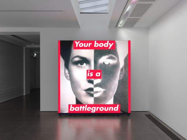 <p>Barbara Kruger’s ‘Your Body is a Battleground’ at the Serpentine</p>