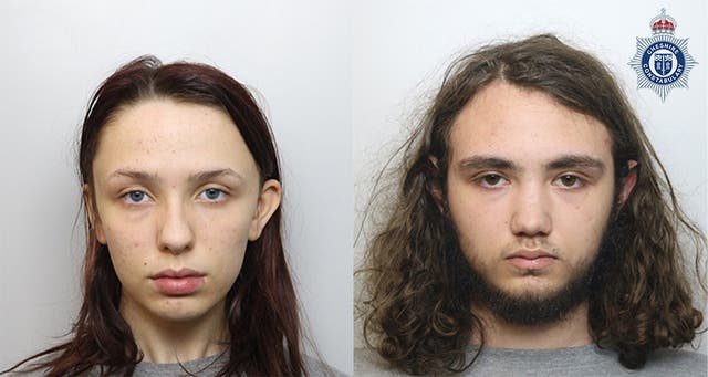 <p>Scarlett Jenkinson (left) and Eddie Ratcliffe, who were convicted last year in the killing of Brianna Ghey</p>