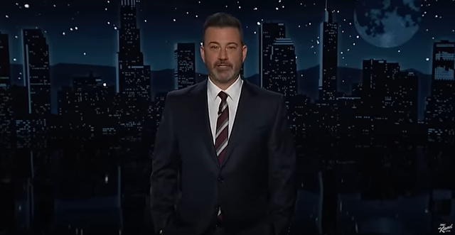 <p>Jimmy Kimmel reacts to Donald Trump’s mystery red dots on his hand </p>