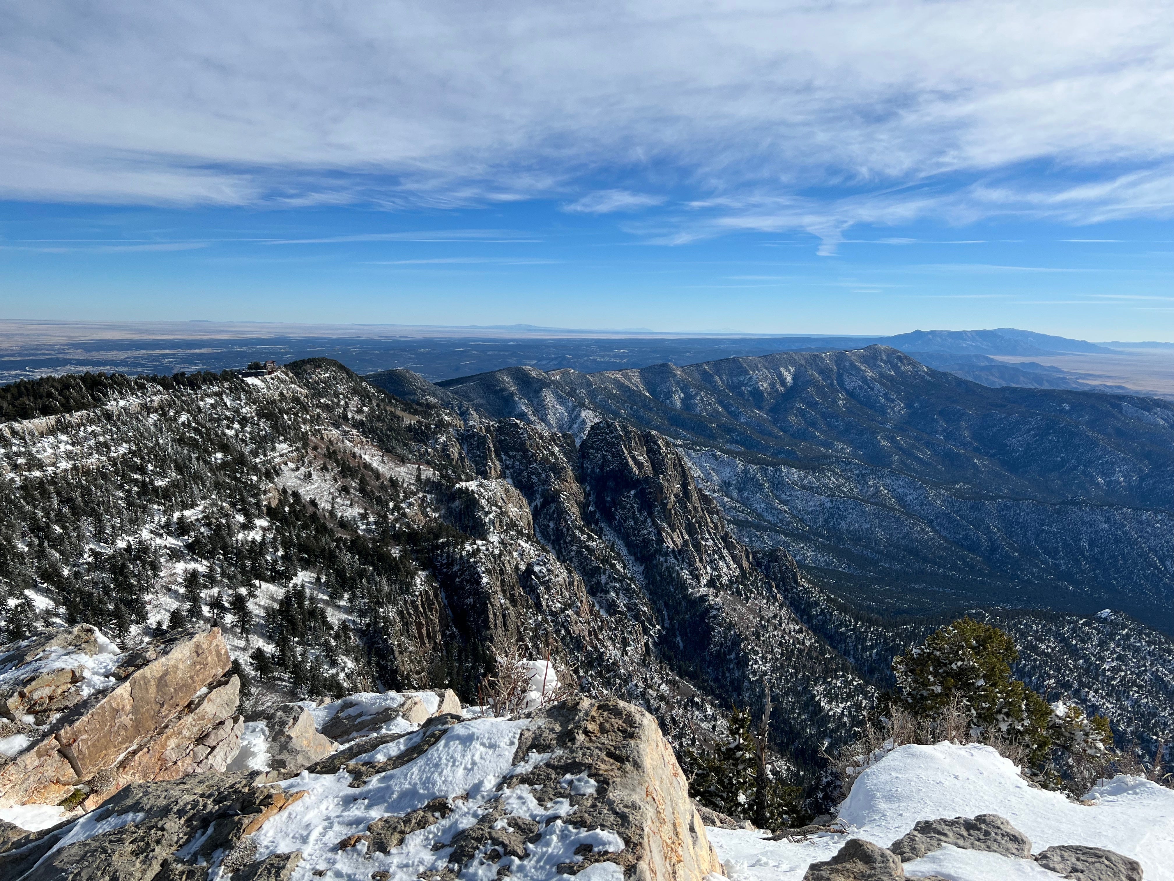 Sandia Crest watches over the city of Albuquerque