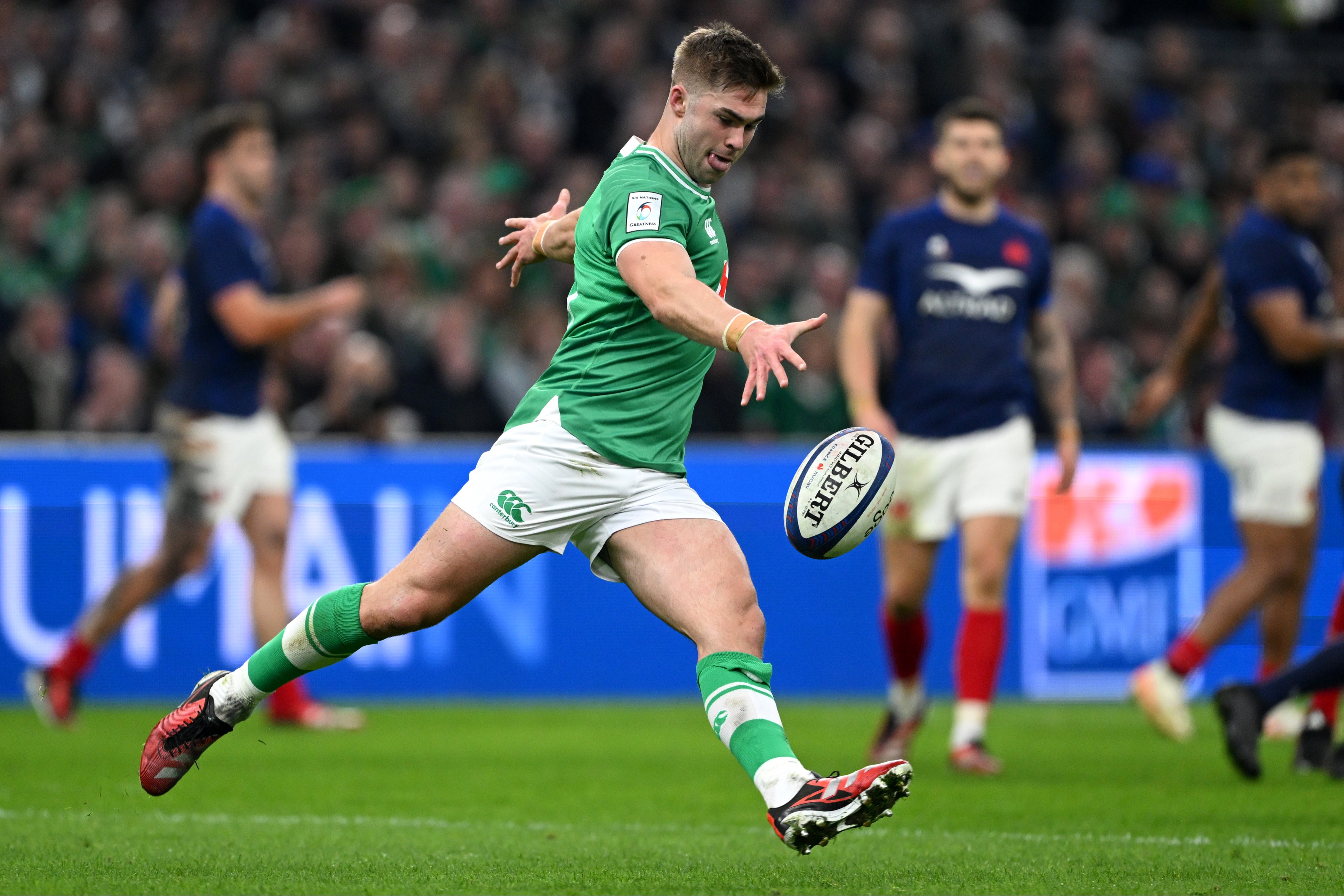 Filling a big pair of boots: Jack Crowley was excellent for Ireland