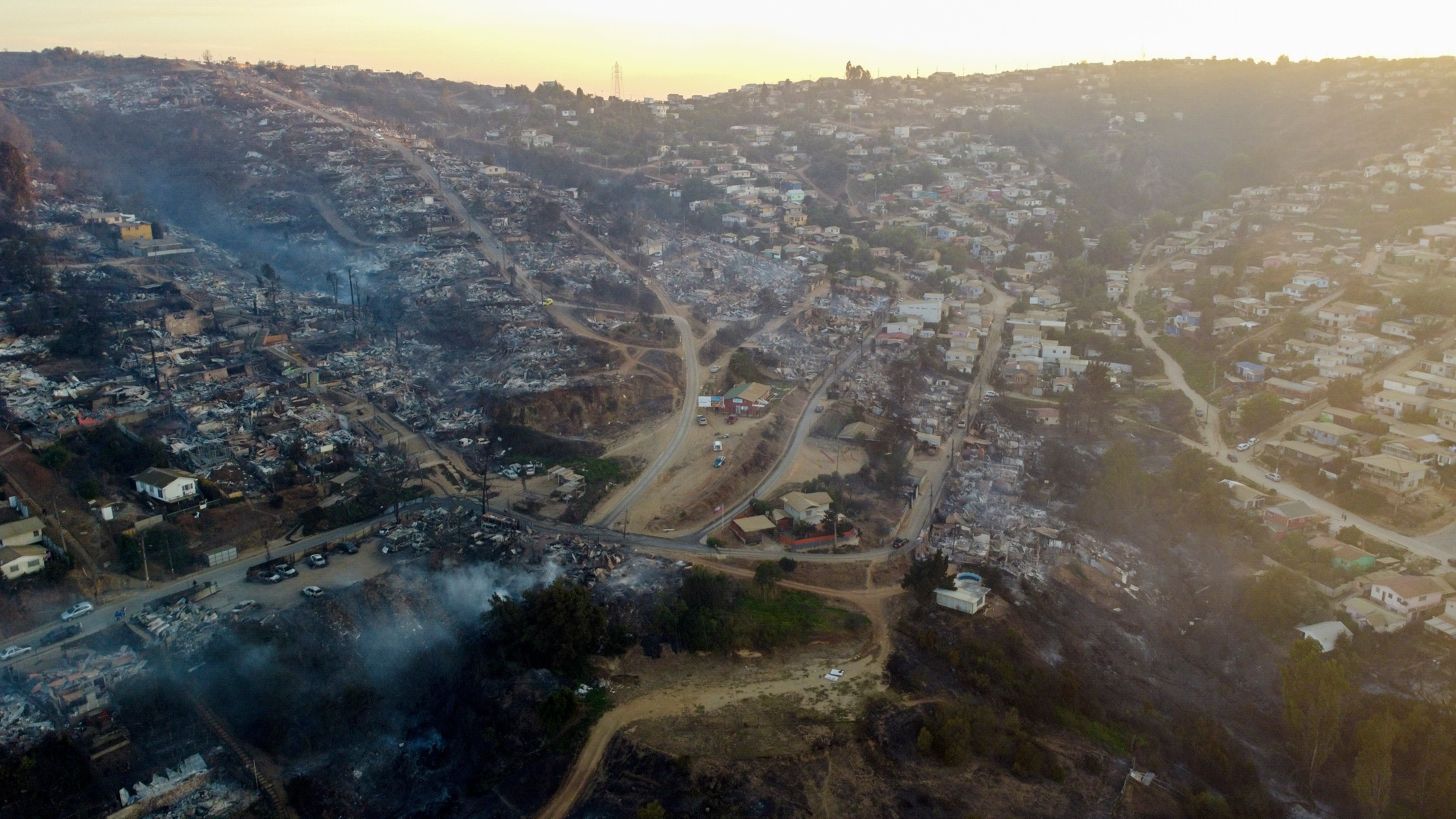 CHILE-INCENDIOS VALPARAÍSO
