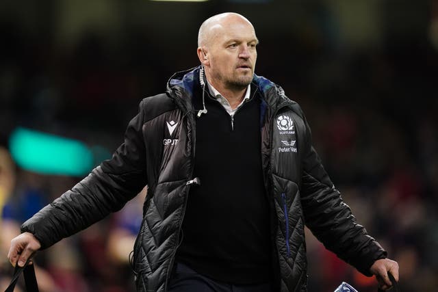 Scotland head coach Gregor Townsend was relieved his side held on to claim a first win over Wales in Cardiff for 22 years (David Davies/PA)