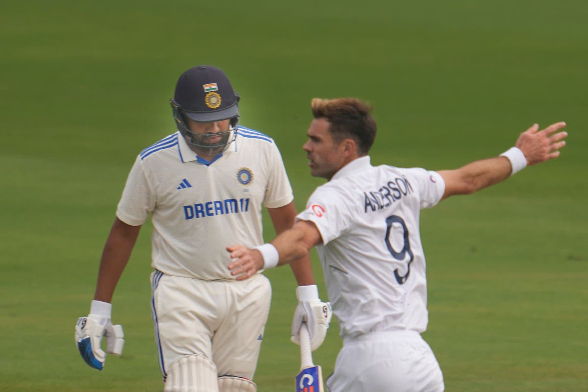 James Anderson strikes early but India build daunting lead