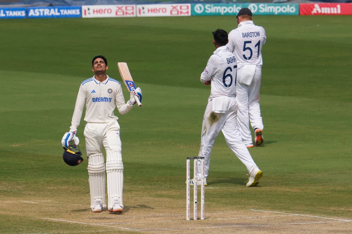 England tasked with springing huge upset after Shubman Gill century boosts India