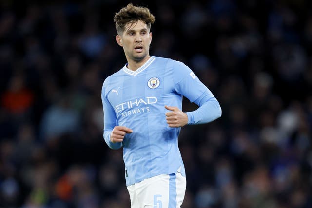 John Stones is back in action for Manchester City after his latest injury setback (Richard Sellers/PA)