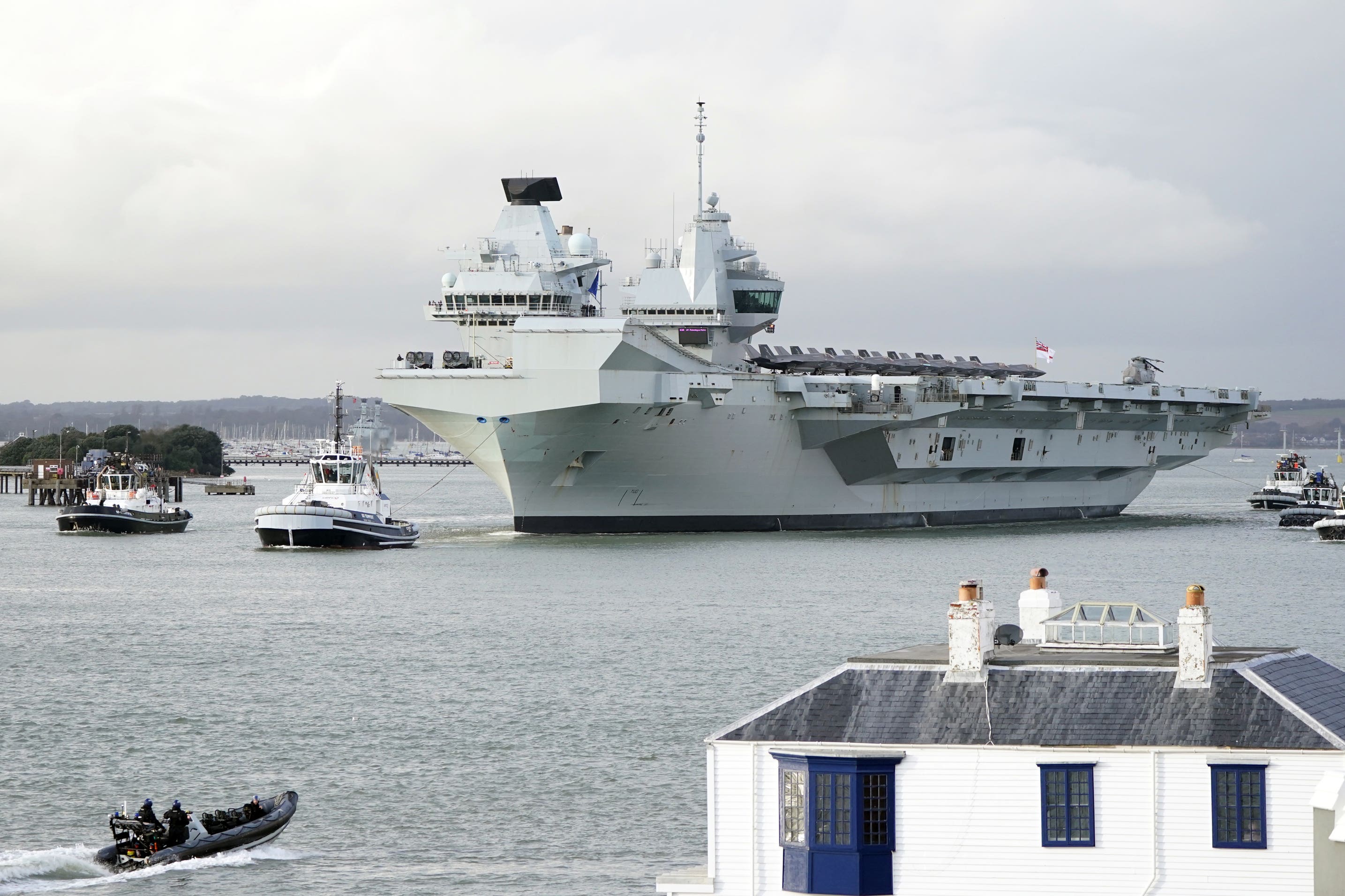 HMS Queen Elizabeth was supposed to lead the largest Nato exercise since the Cold War