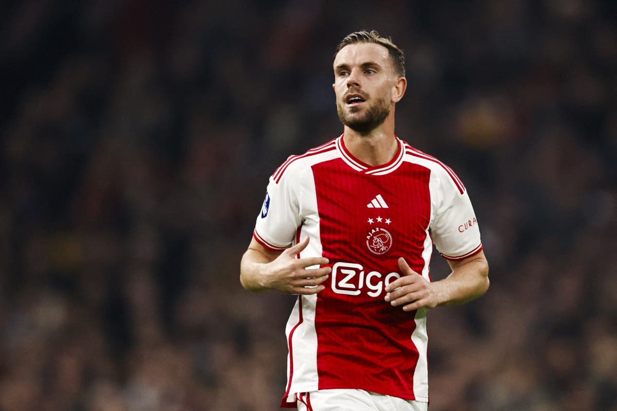 Gareth Southgate watches Jordan Henderson&rsquo;s Ajax debut
