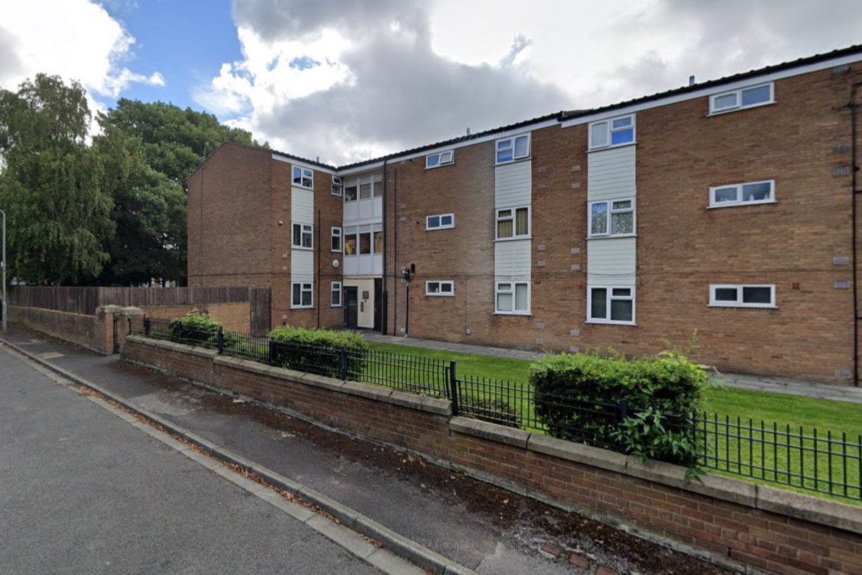 The fatal shooting took place at a flat on Haslingden Close, police said