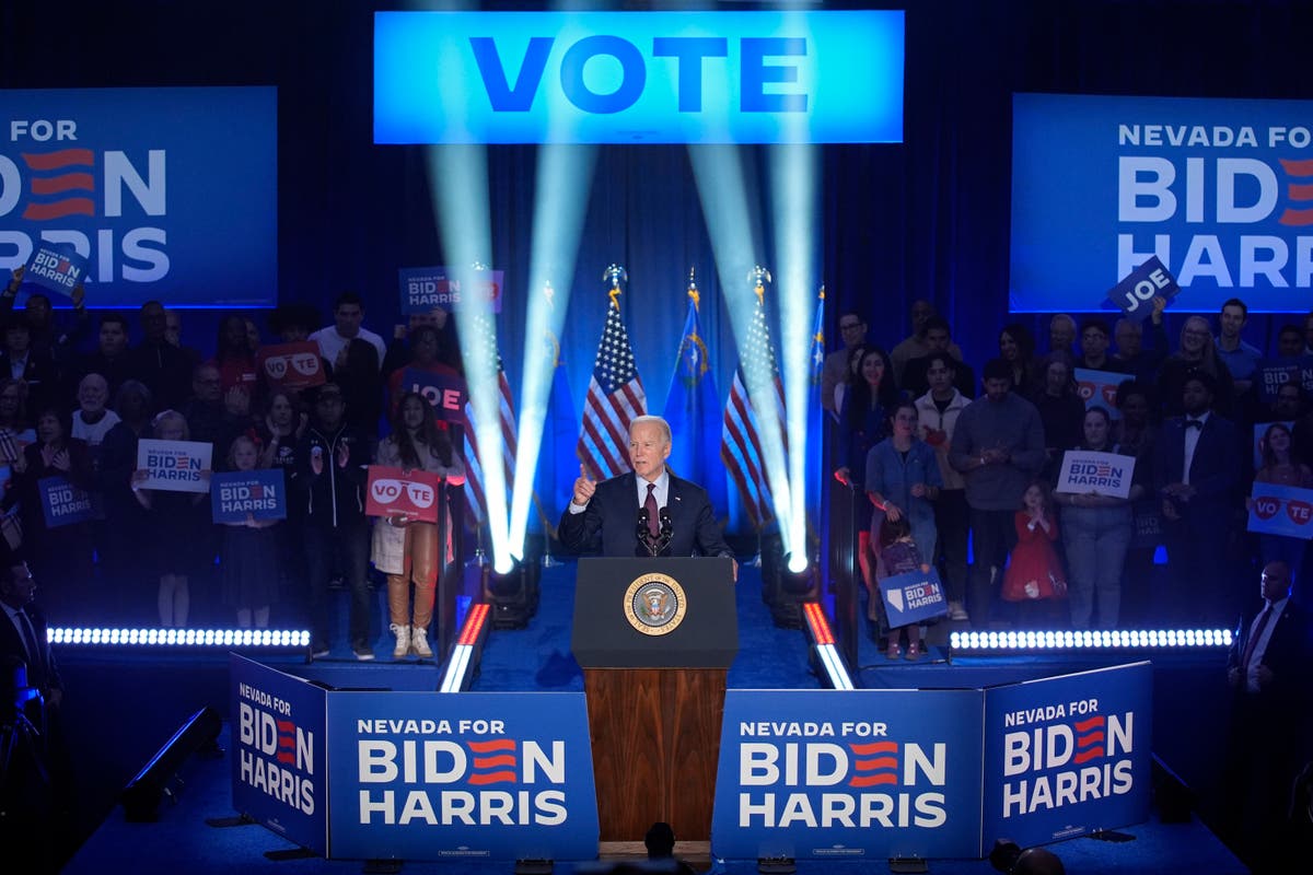 Biden wins Nevada primary as he continues to focus on Trump for 2020