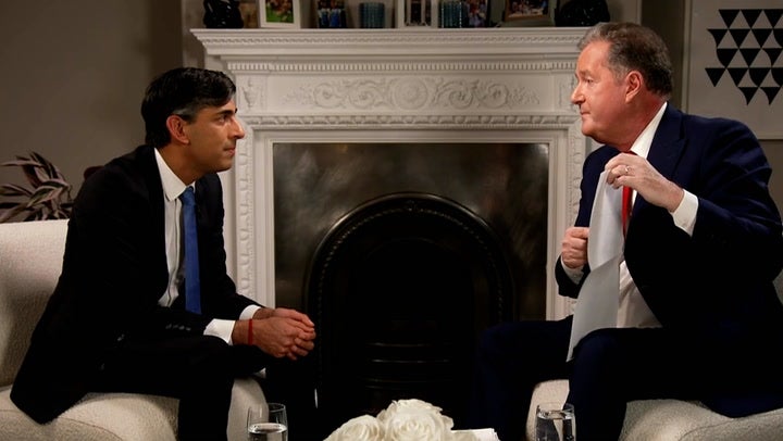 <p>Piers Morgan tells Sunak NHS is a ‘warzone’ after mother nearly died on A&E trolley.</p>