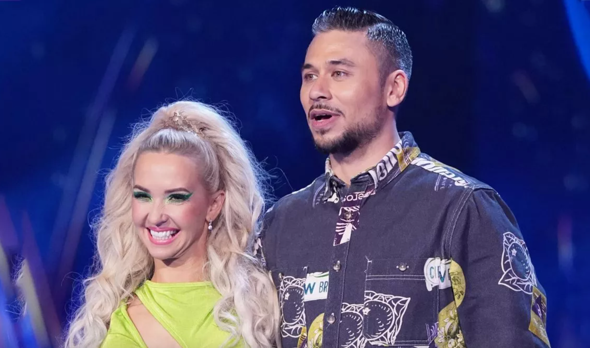 Annete Dyrty and former ‘EastEnders’ star Ricky Norwood on ‘Dancing on Ice’