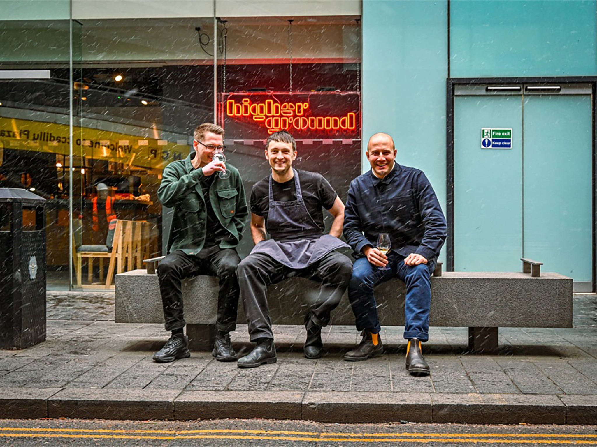 Joseph, Daniel and Richard of Higher Ground, Manchester