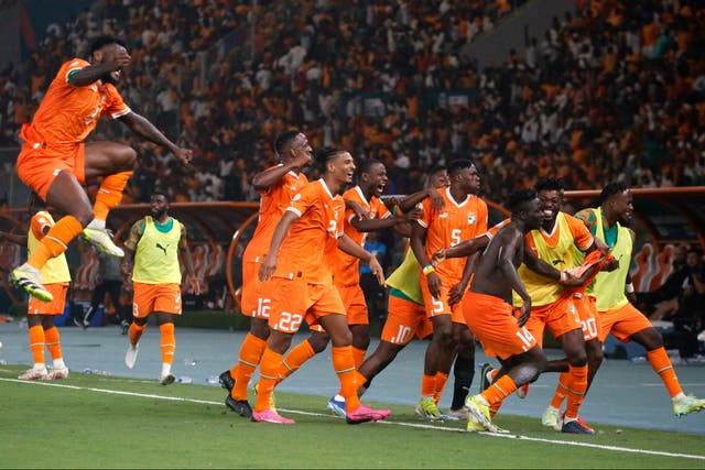 <p>Ivory Coast dramatically booked their spot in the Afcon semi-finals </p>