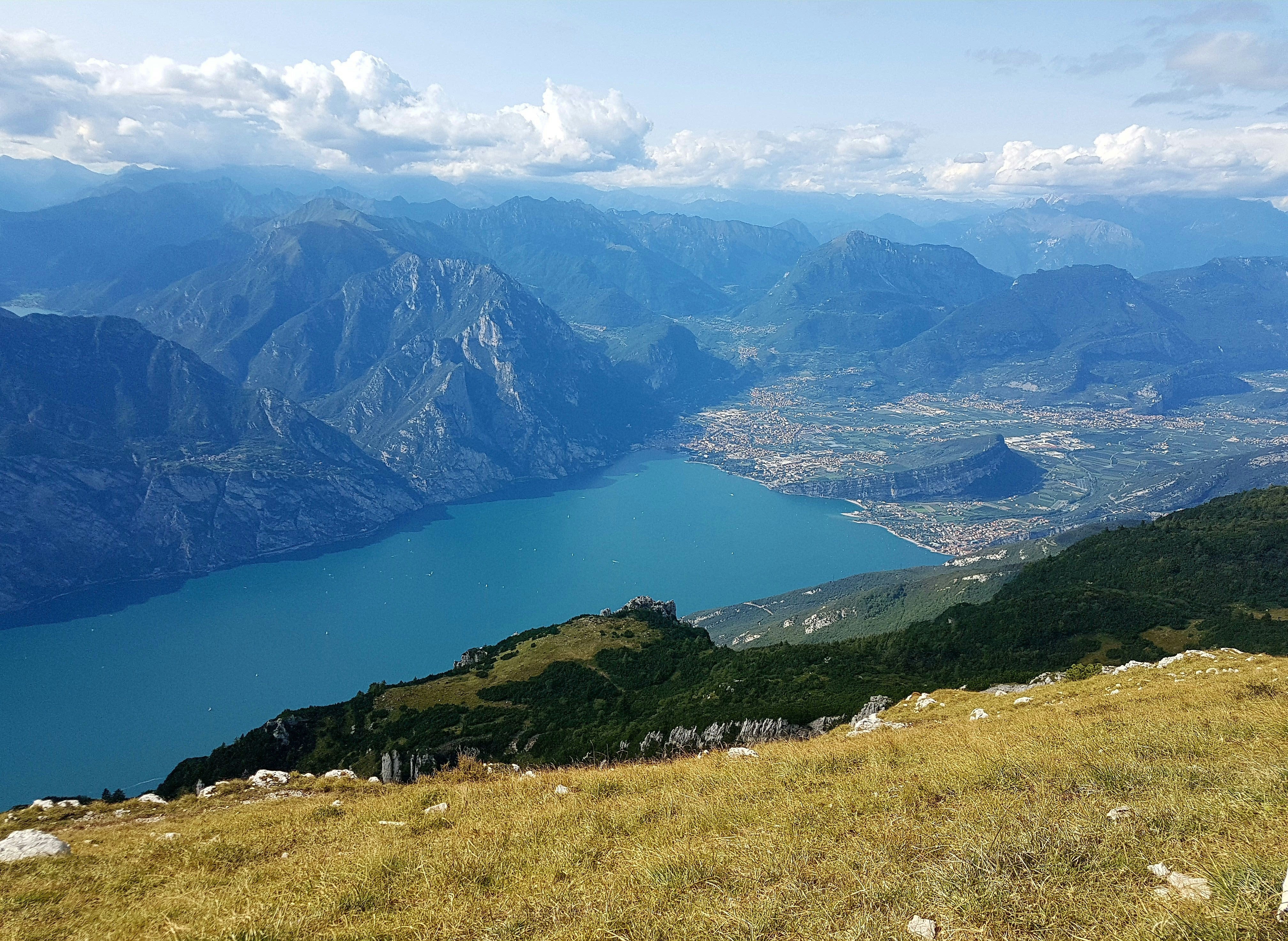 A cable car whisks visitors up Monte Baldo is just 15 minutes
