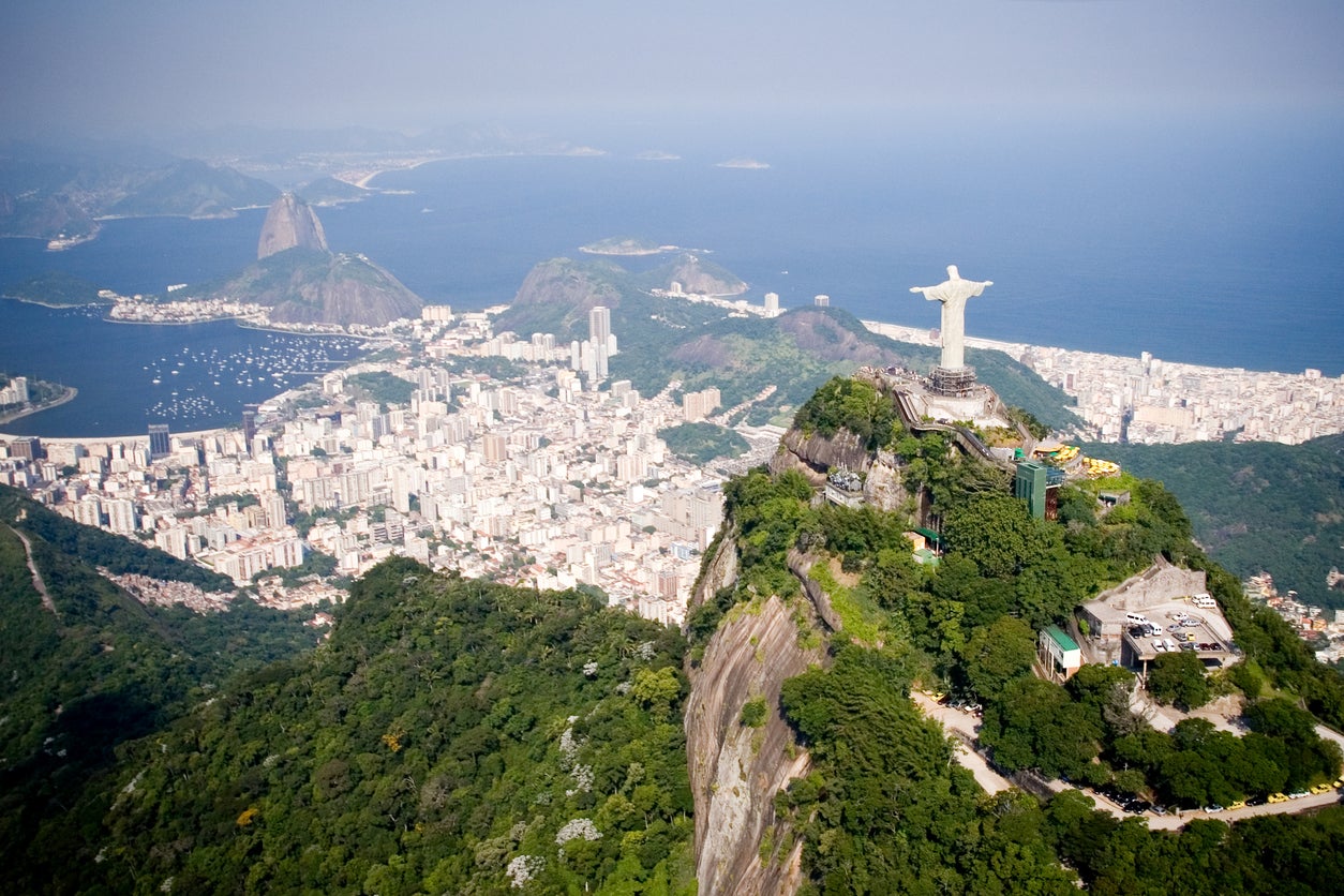 The iconic Sambadrome sits in Cidade Nova, downtown Rio