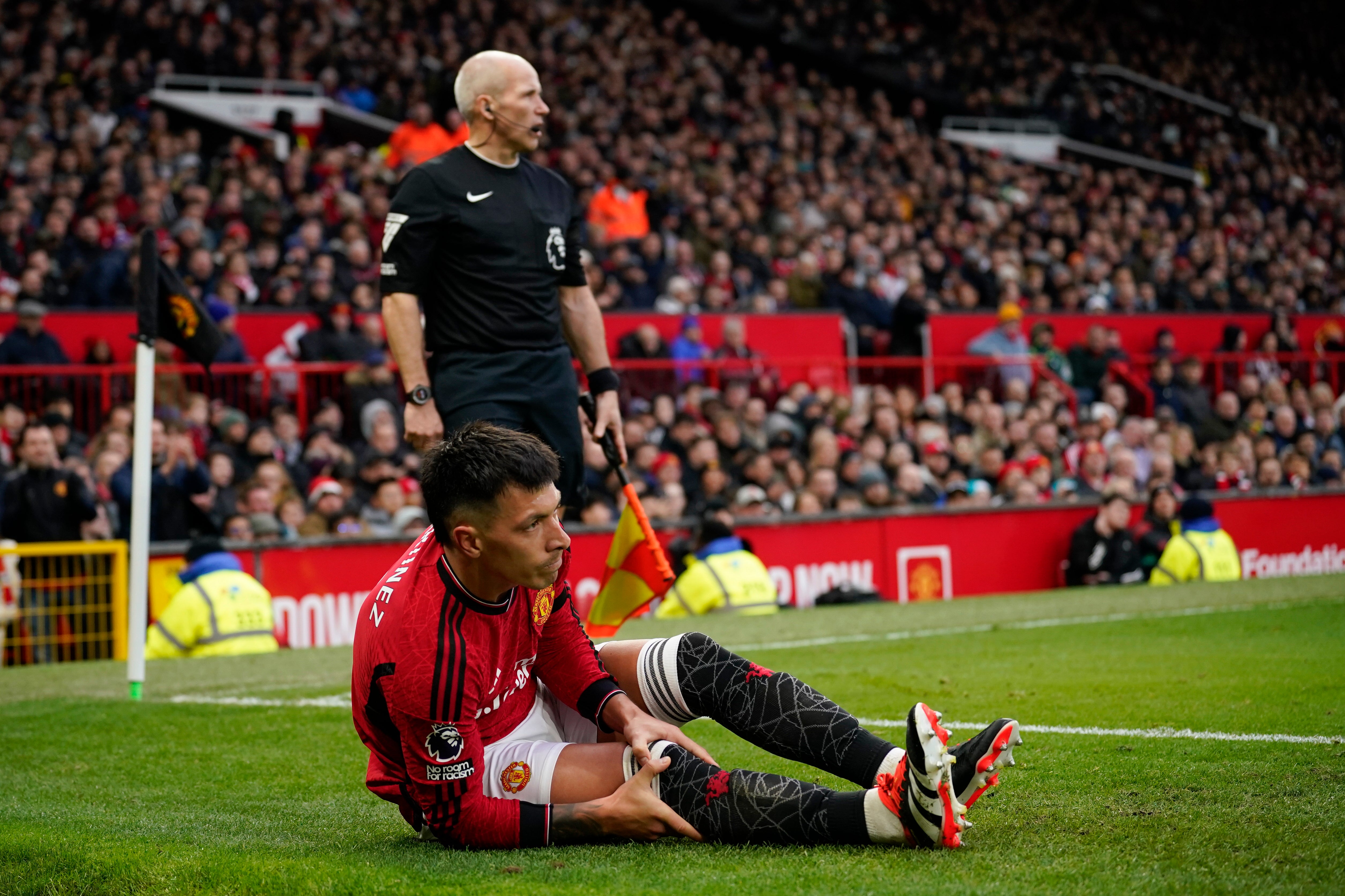 Manchester United’s Lisandro Martinez is set for another spell on the sidelines due to a knee injury