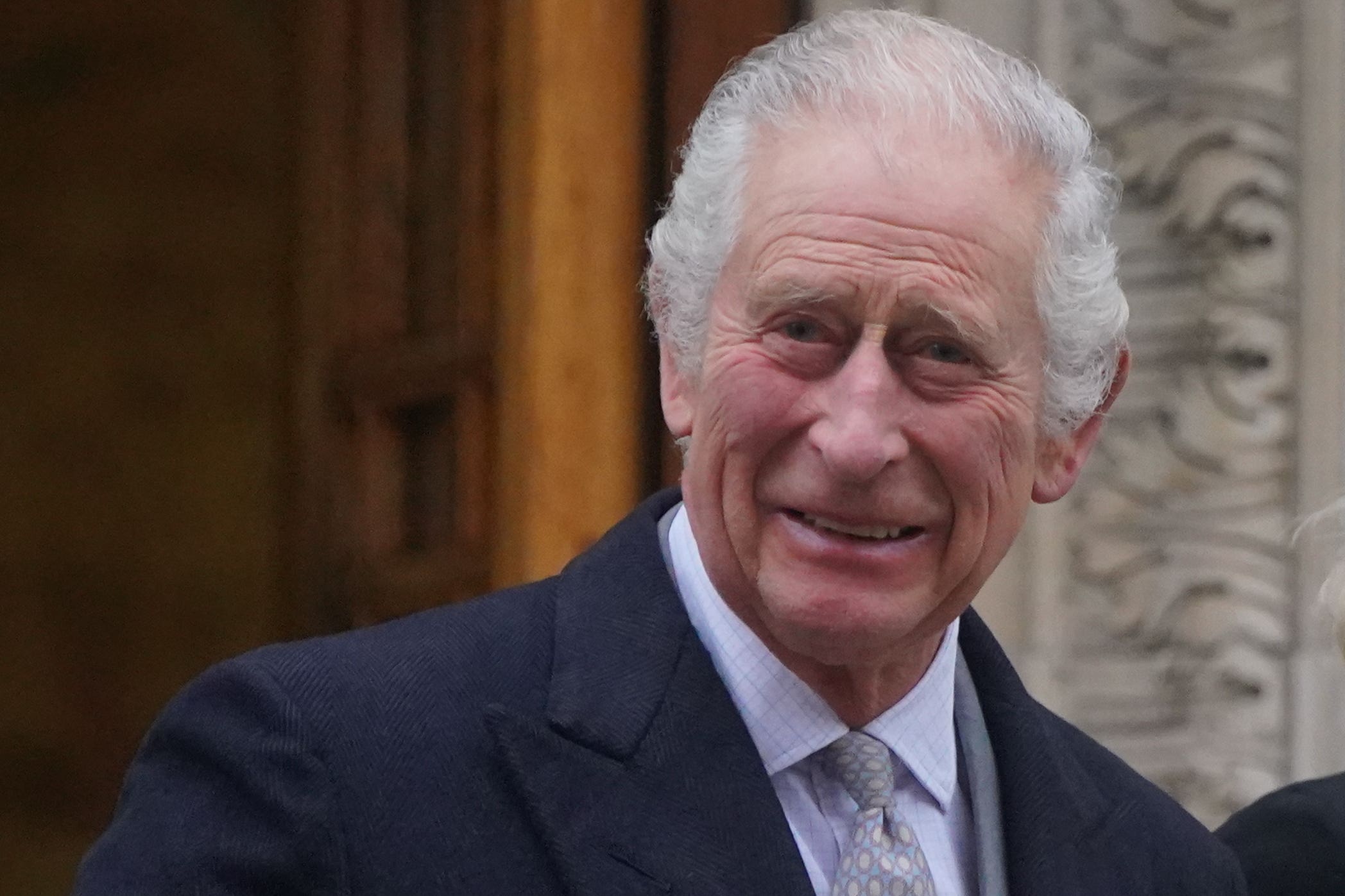 The King has apologised as his forthcoming public duties have been postponed (Victoria Jones/PA)
