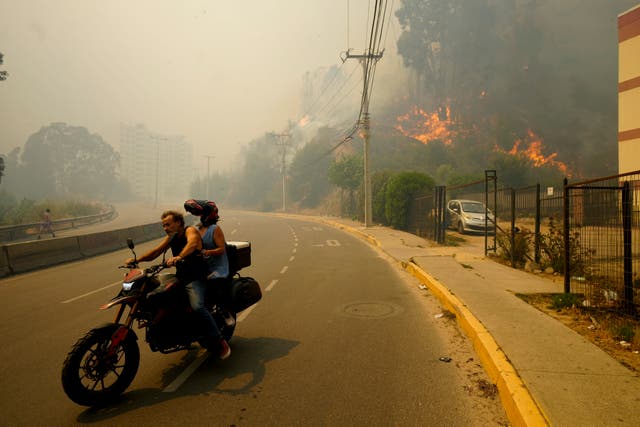 Chile Forest Fires Extreme Conditions