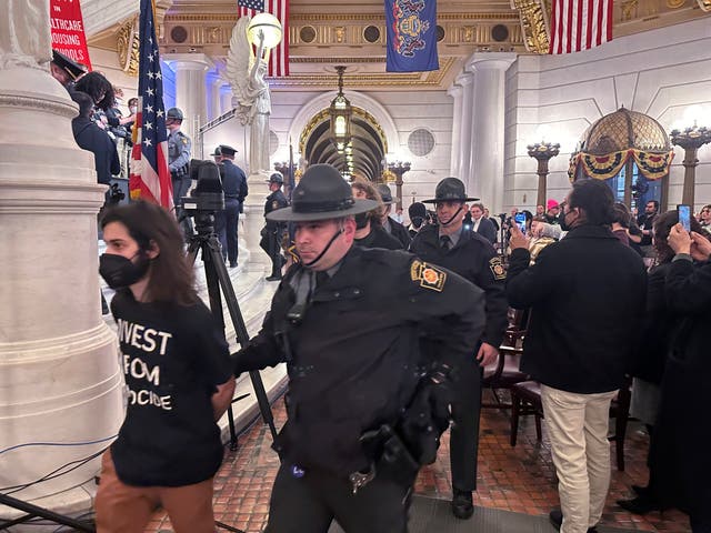 Pennsylvania Capitol-Israel Protests