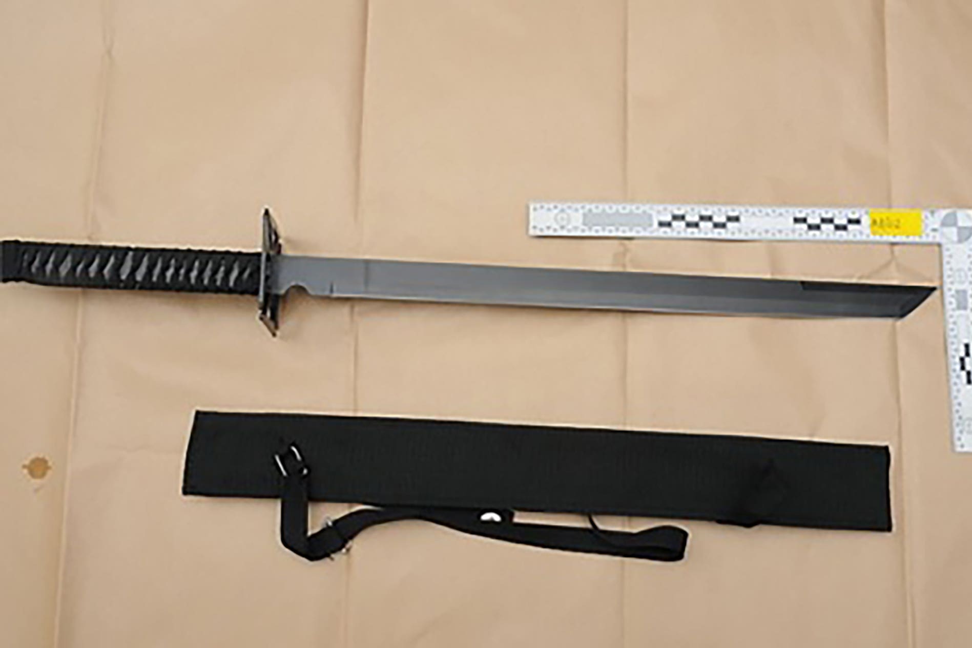 Labour will call on the Government to extend its recent ban of dangerous weapons to include ninja swords (Suffolk Police/PA)