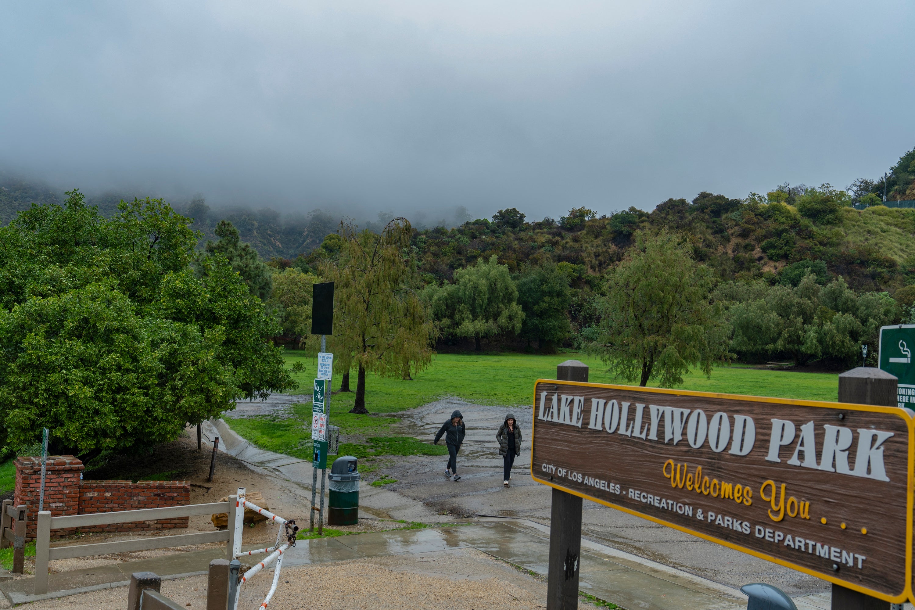 Popular tourist destinations including Venice Beach in LA, and Disneyland in Anaheim were left devoid of punters