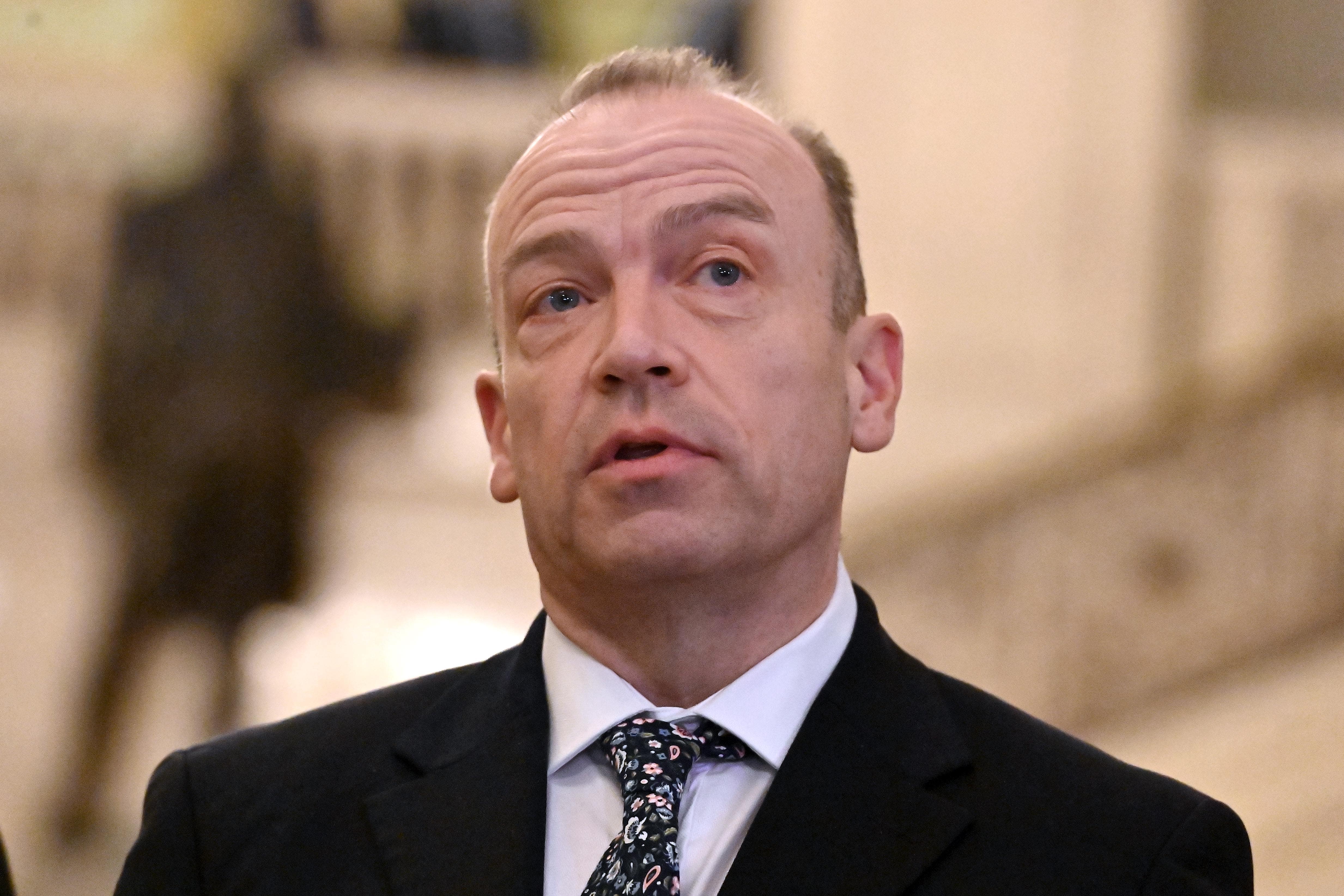 Northern Ireland Secretary Chris Heaton-Harris is visiting the US (Liam McBurney/PA)