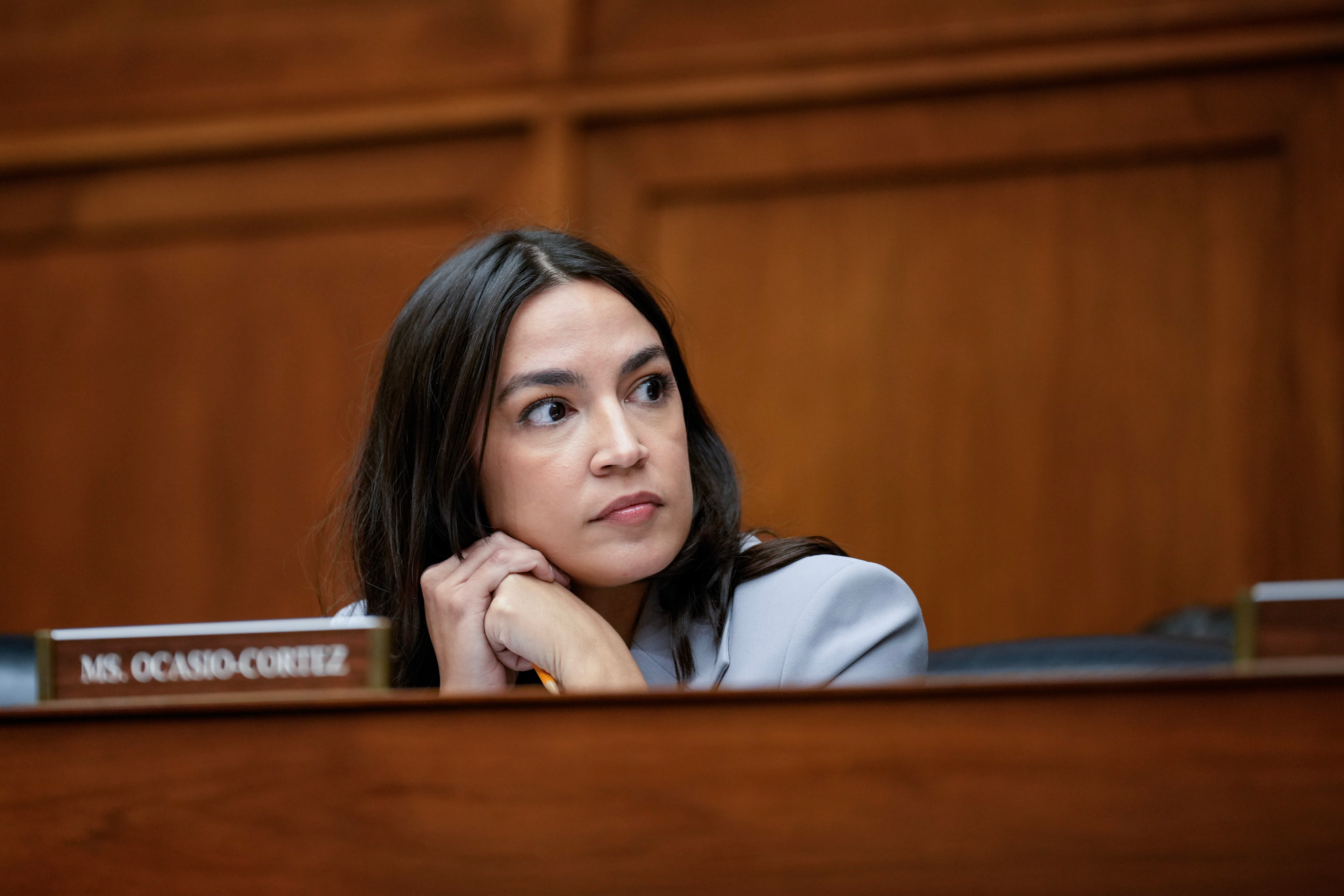 AOC told The Independent she stands in opposition to the bipartisan immigration bill released Sunday night