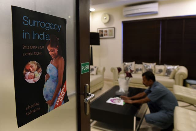 <p>A surrogacy centre in India </p>