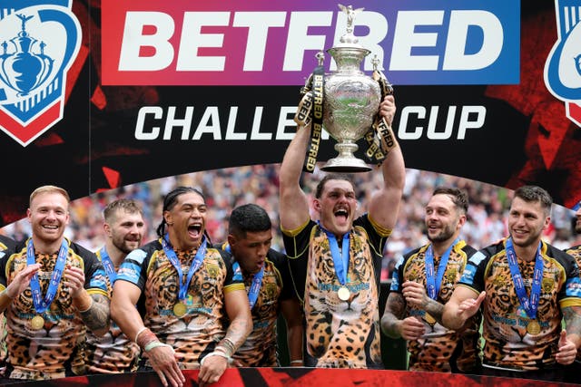 The Leigh Leopards enjoyed a stunning 2023 campaign (Nigel French/PA)