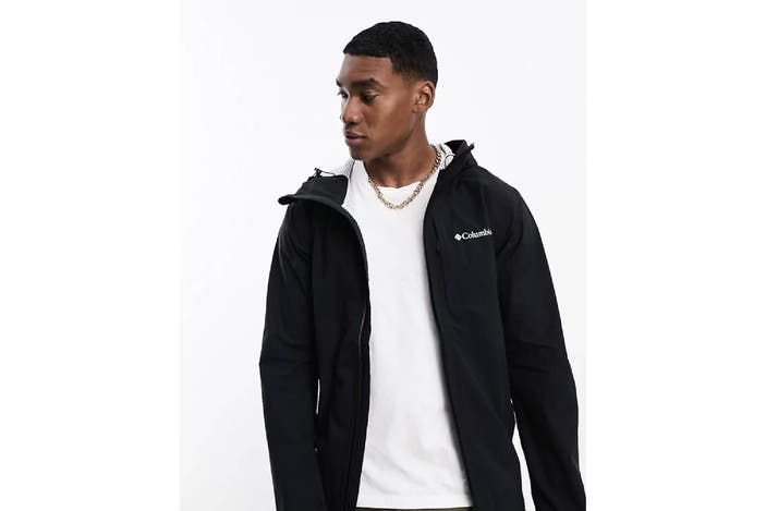 Columbia omni-tech ampli-dry shell jacket, black