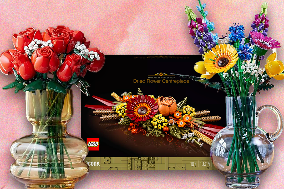 Lego flowers for Valentine's Day 2024: Bouquet of roses and more