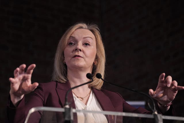 <p>Former PM Liz Truss during the launch of Popular Conservatism</p>