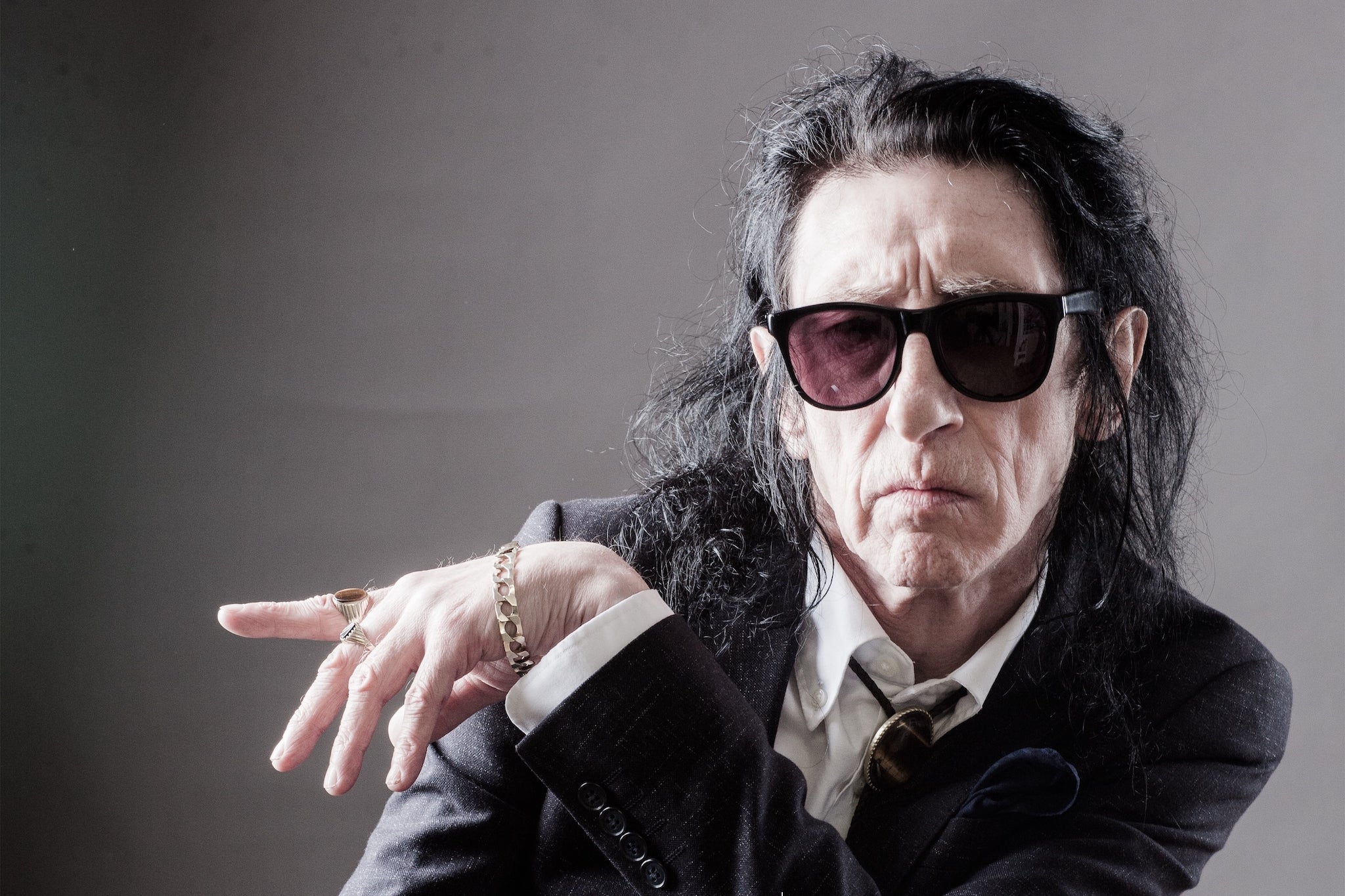 ‘I looked at Ronnie Wood and thought, “He looks good,” so I modelled my style on him,’ says poet John Cooper Clarke