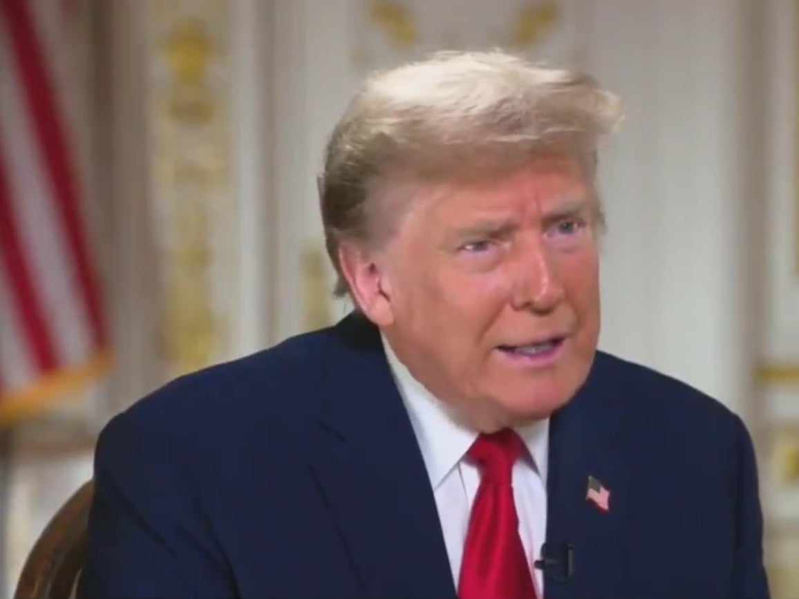 <p>Donald Trump interviewed by Rob Schmitt of Newsmax on 5 February 2024</p>