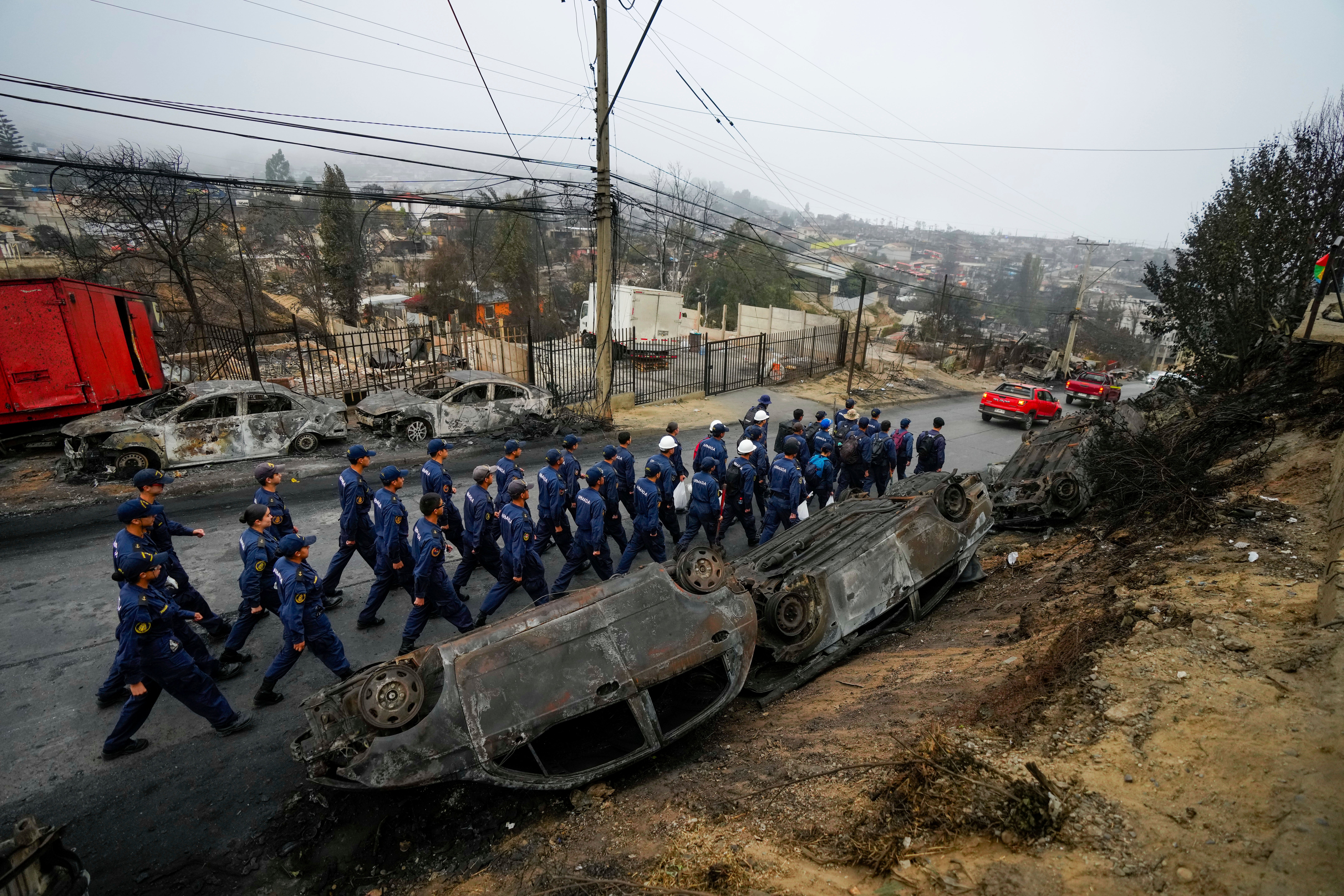 APTOPIX Chile Forest Fires