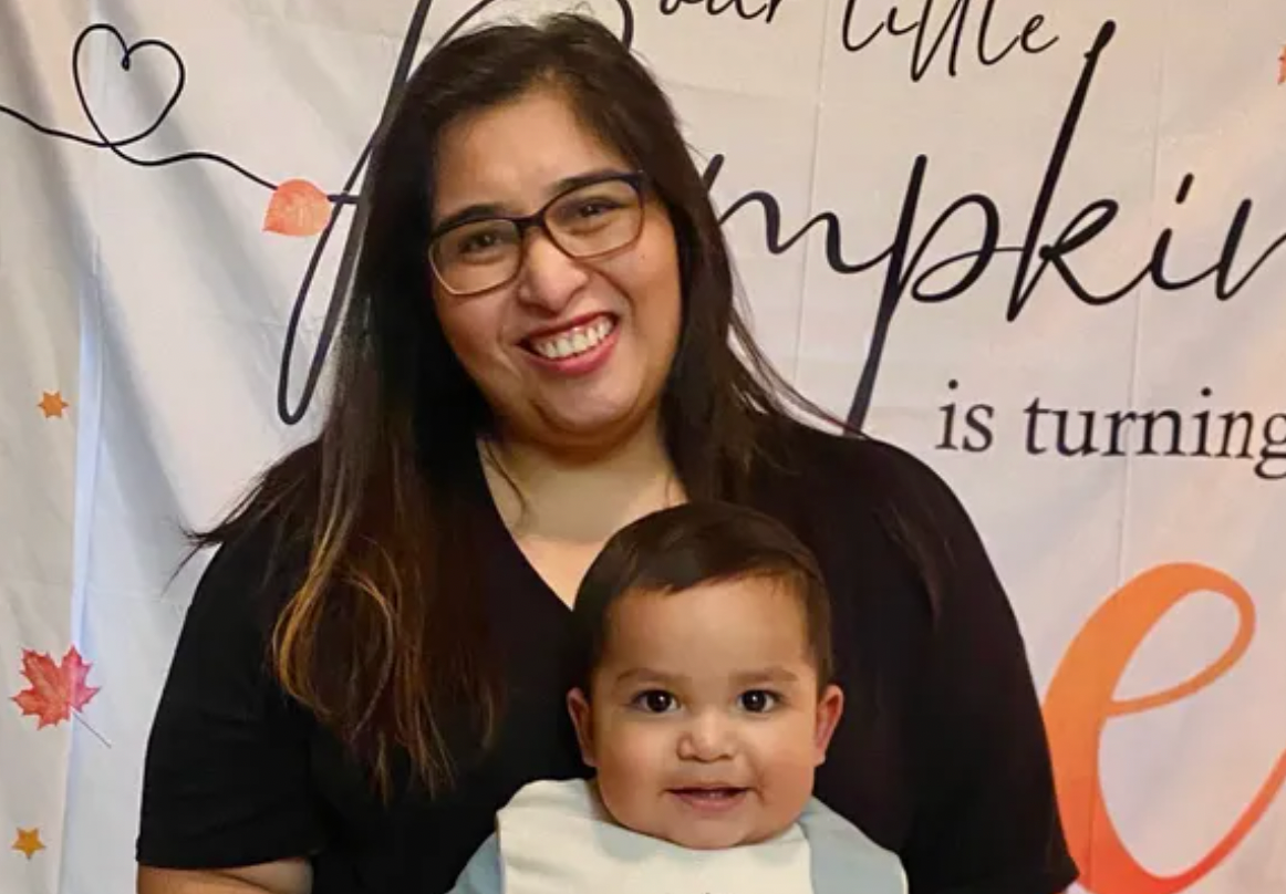 <p>Giovanna Cabrera heroically rescued two of her children from the blaze </p>