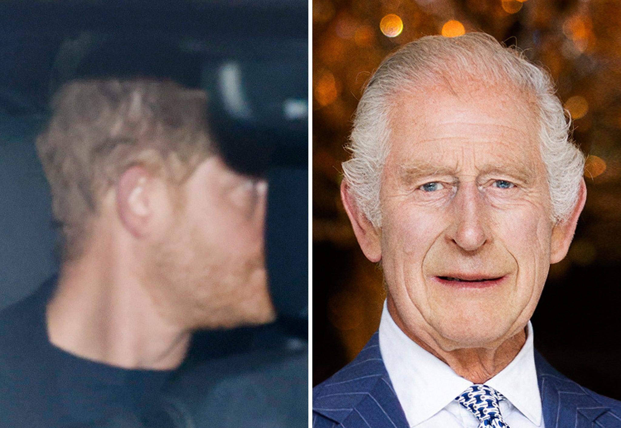 The royal outcast arrived at Clarence House for a 30-minute meeting with his father