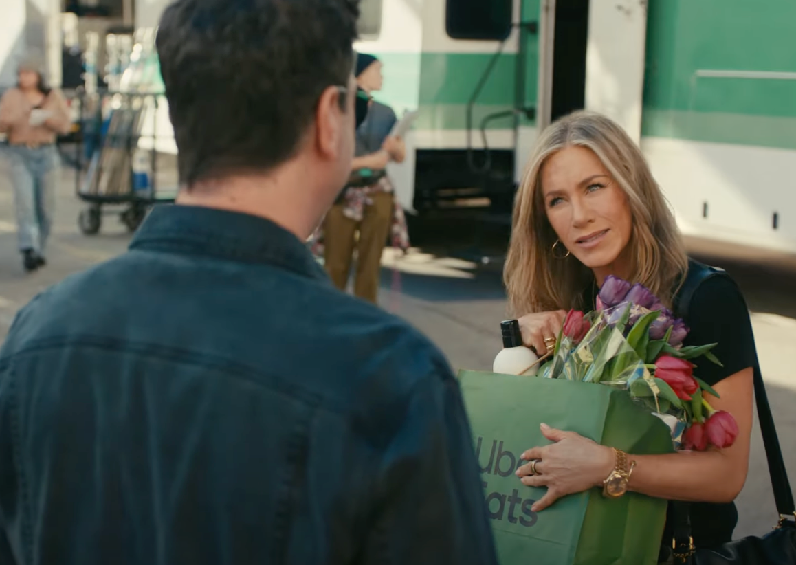 Jennifer Aniston reunited with her Friends co-star David Schwimmer in a 2024 Super Bowl commercial