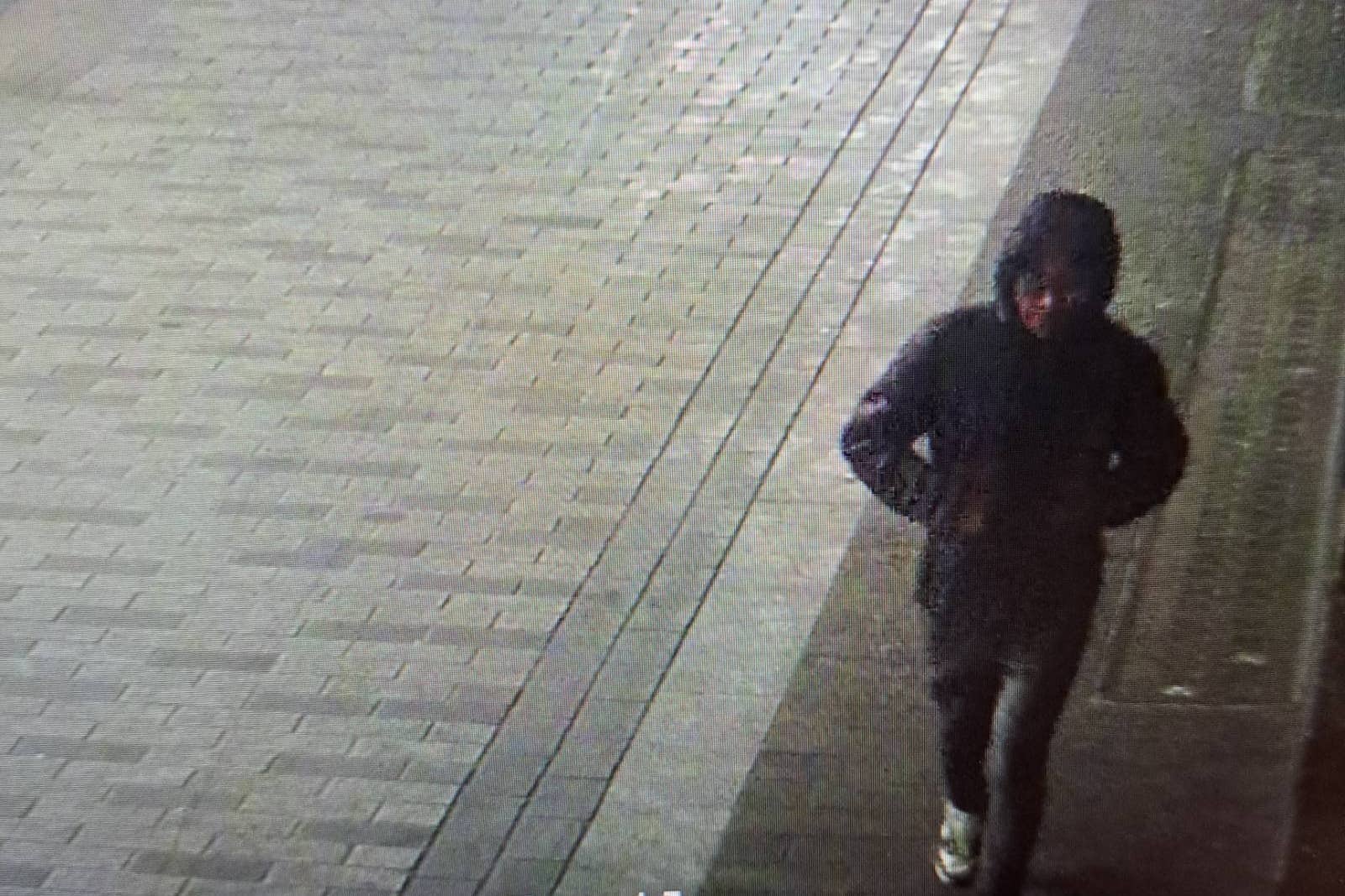A still from CCTV footage of Abdul Ezedi on Upper Thames Street (Metropolitan Police/PA)