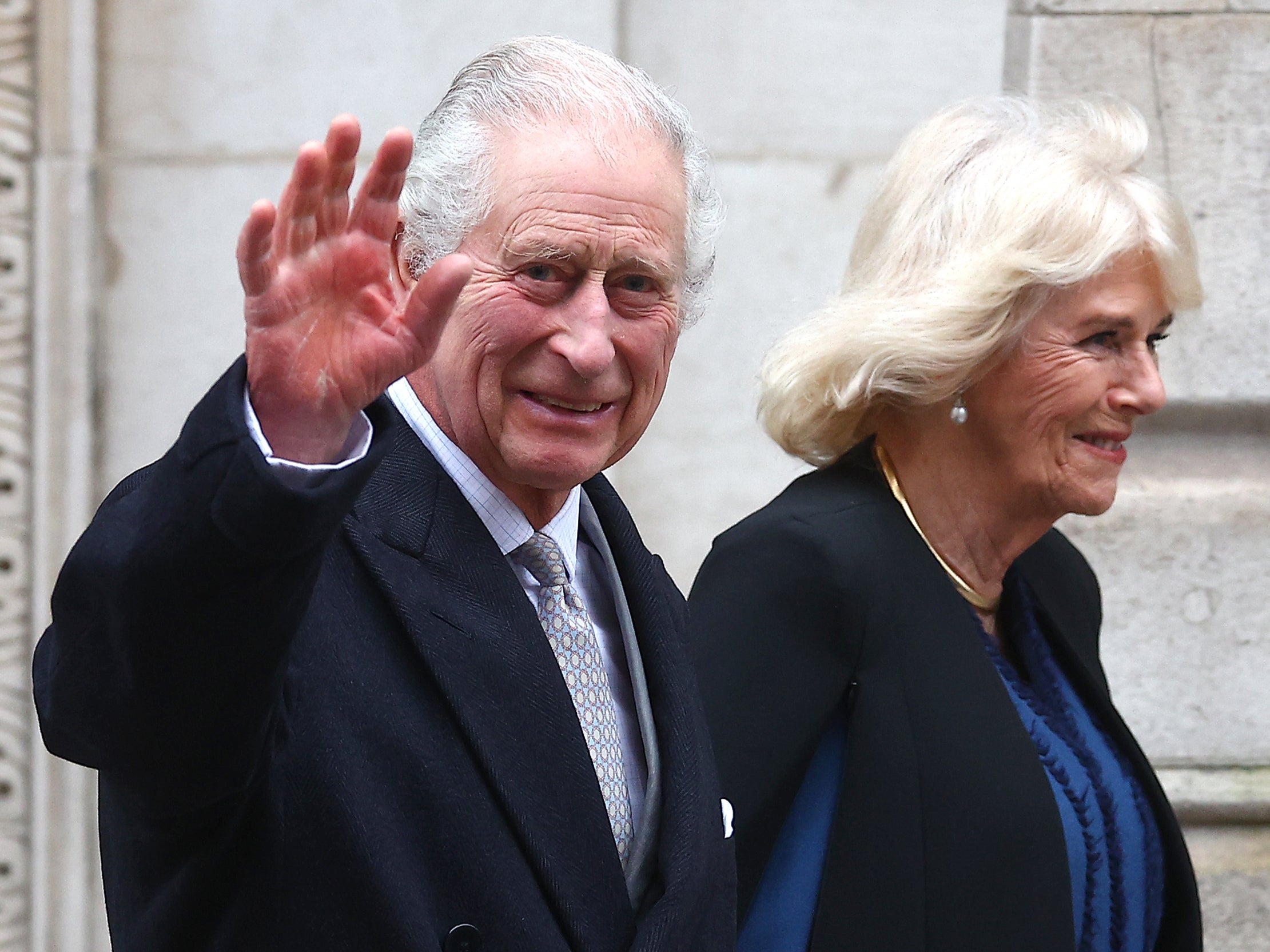 King Charles and Queen Camilla photographed on 29 January